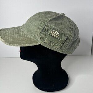 Dorfman Pacific DPC Baseball Hat Cap One Size Adjustable Olive 6 Panel Pockets